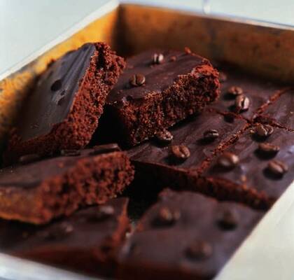 Choklad- och kaffebrownies