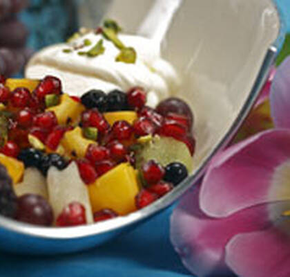 Fruktsallad med paradisfrukter
