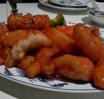Kinesisk sötsur sås till stekt kyckling eller anka