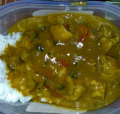 Asiatisk kyckling med curry