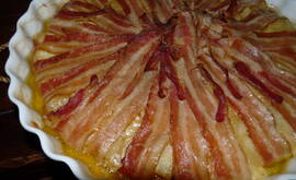 Potatis Galette med bacon