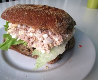 Sandwich med Tun og Æg