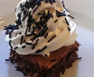 Brownie med valnødder