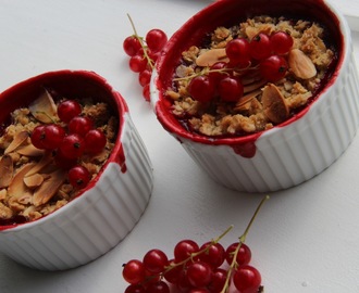 Mini Crumbles med Ribs & Jordbær