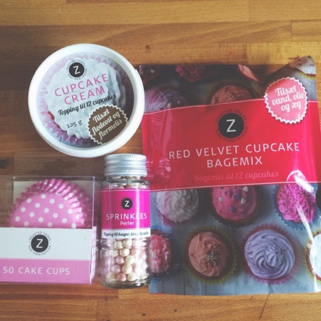 Shake and bake: red velvet cupcakes.