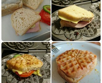 Hvidt glutenfrit brød, mælkefri smelte’ost’ og parisertoast
