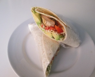 Frokostwrap med Kylling, Avocado og Ost