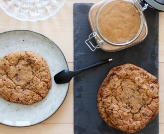 Kæmpe cookies med dulce de leche