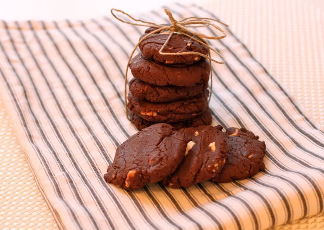 Sjokolade Cookies med kondensert melk