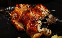 Kylling på spyd i ovn