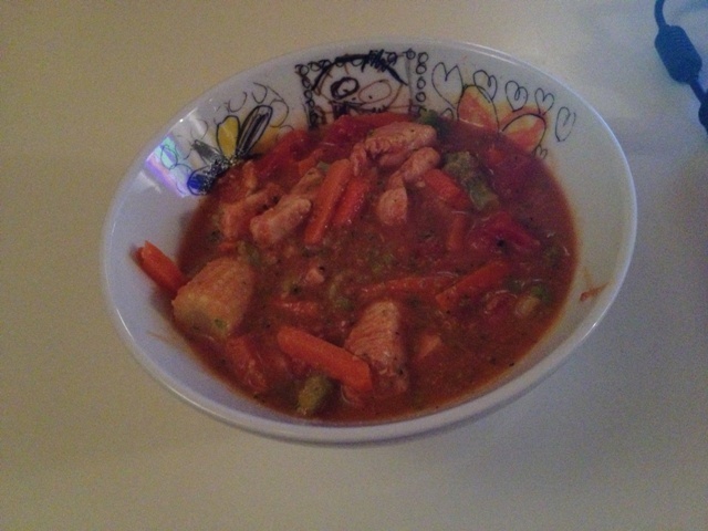Kyllinge/grøntsags wok