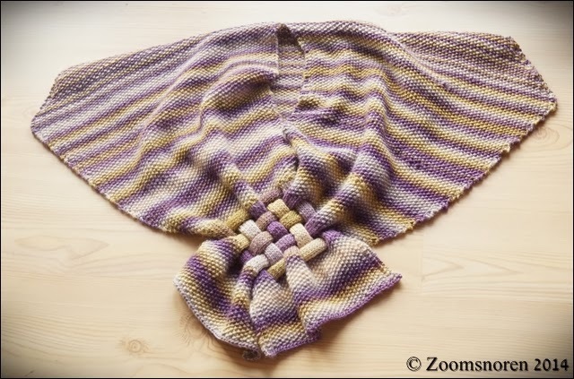 Flettet sjal / plaited shawl
