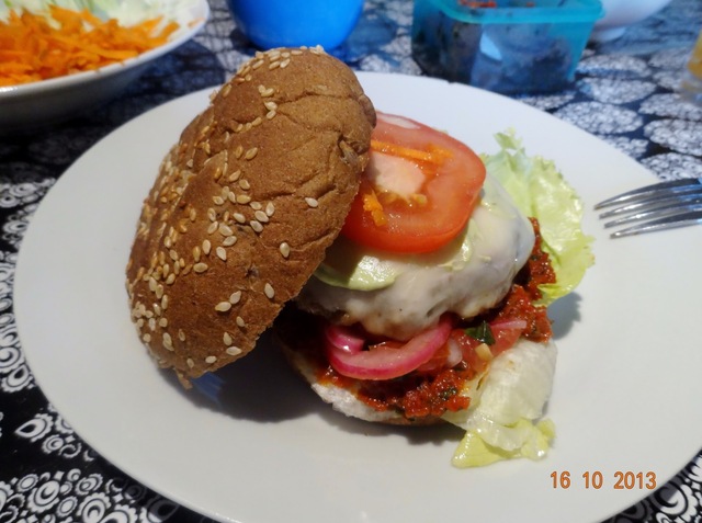 Hjemmelavet burger - 16. december