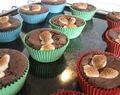 Chokolademuffins med skumfiduser