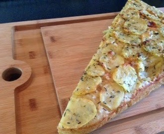 Koldhævet foccacia med kartoffel og timian