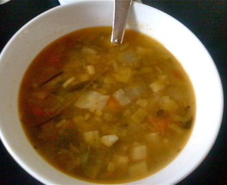 Hot grøntsagssuppe