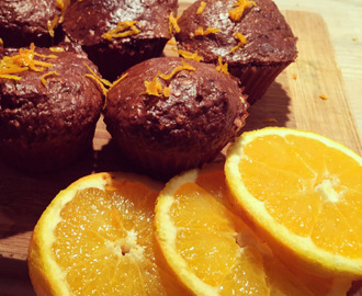Glemte kager: Banan/orange muffins – uden proteinpulver!