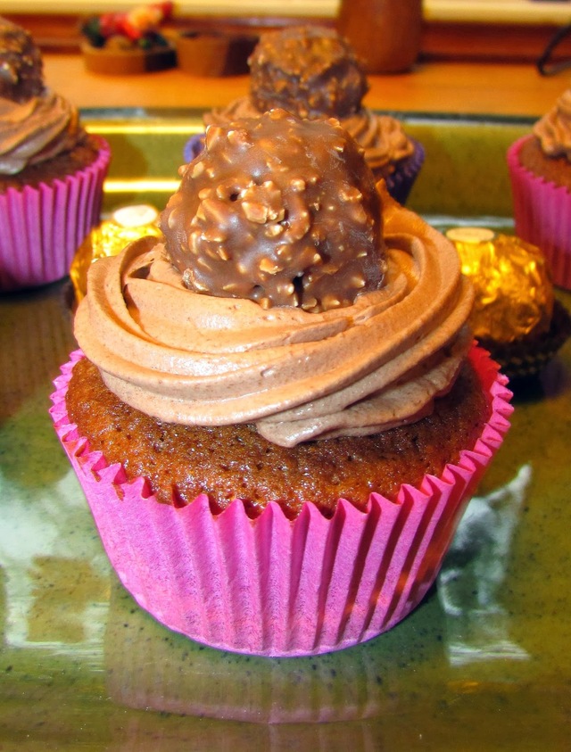 Ferrero Rocher jule cupcakes!