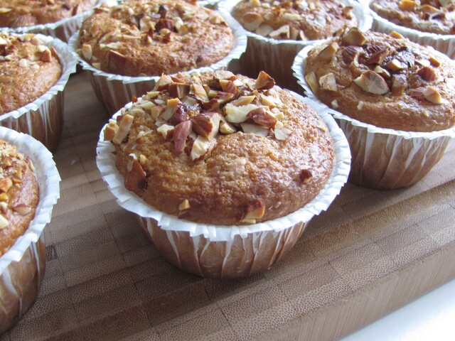 Muffins med hindbær eller blåbær