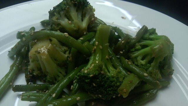 Sojastegt broccoli og bønner
