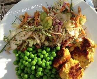 Gule frække kyllingefrikadeller