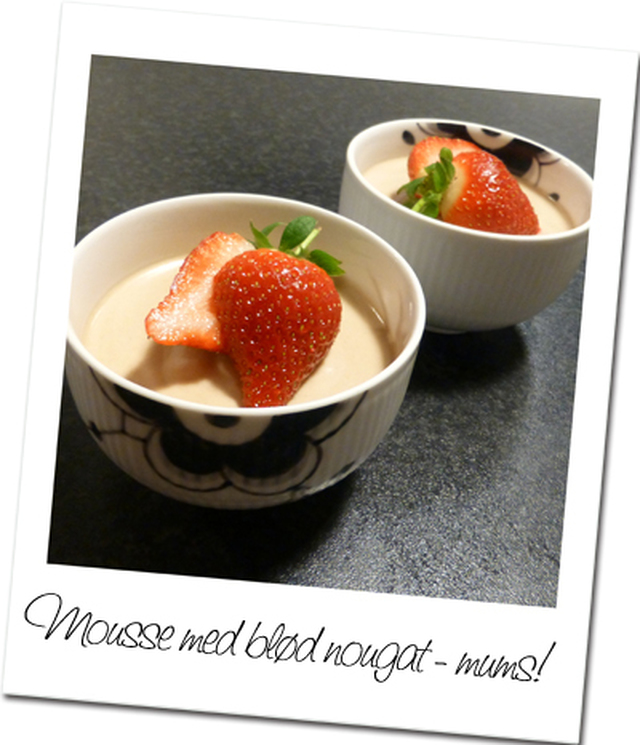 Nougatmousse – skøn dessert til to eller mange