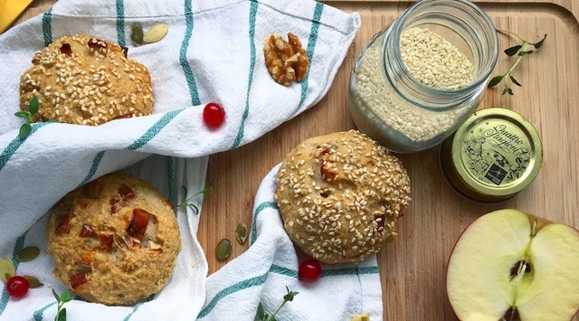 Glutenfri æbleboller med kardemomme