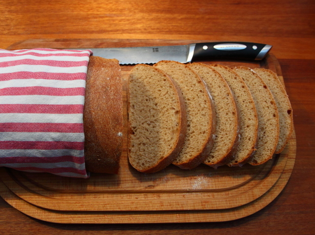 Langtidshævet brød med ølandshvede og durum