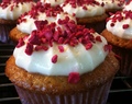 Ananas cupcakes med creamcheese frosting