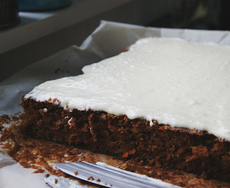the best carrot cake with cream cheese frosting i've ever tasted