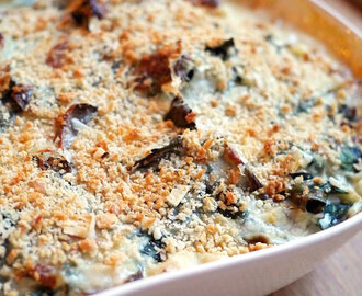 Gratineret sølvbede – Blettes au gratin