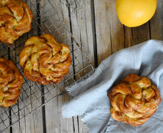 Kardemommesnurrer med appelsin, vanilje og kanel