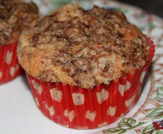 Muffins med allehånde, æbler og sprødt låg