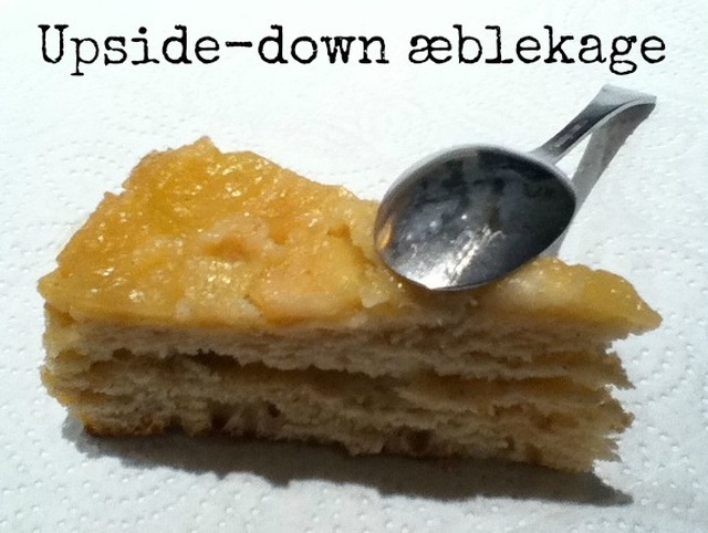 Upside-down æblekage