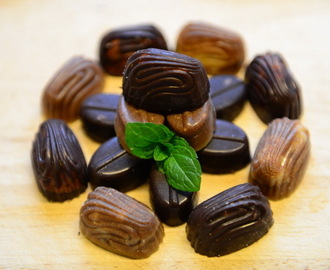 Fyldte Chokolader med tre forskellige slags fyld