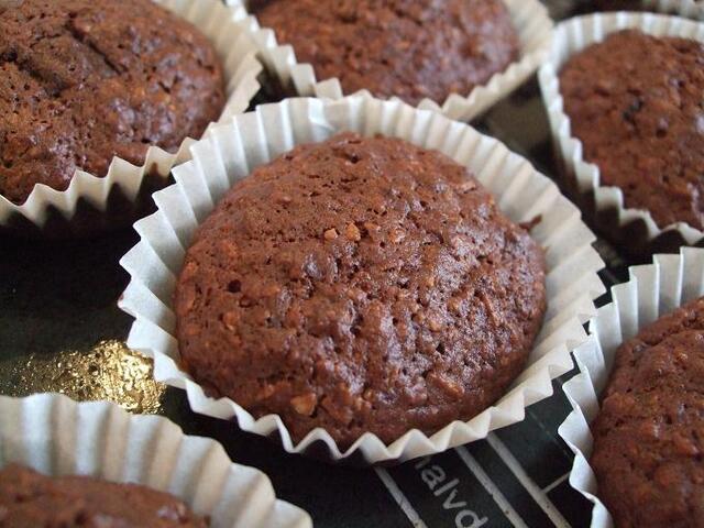 Chokolade-/banan muffins