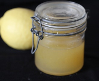 Citron Sirup med og uden chili