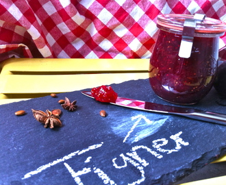 Blomme og Figen Marmelade med ingefær og anis