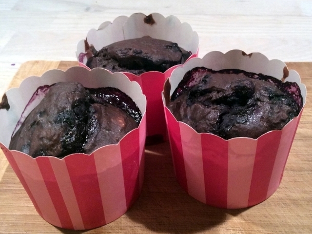 Black Bean Berry Muffins!