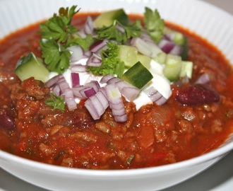 Chili con carne og godt nytår