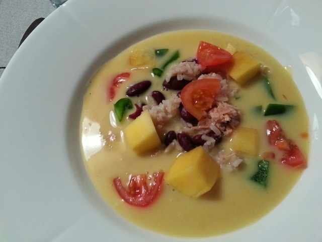 Caribisk kyllingesuppe