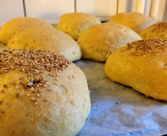 Burgerboller (glutenfri og mælkefri)