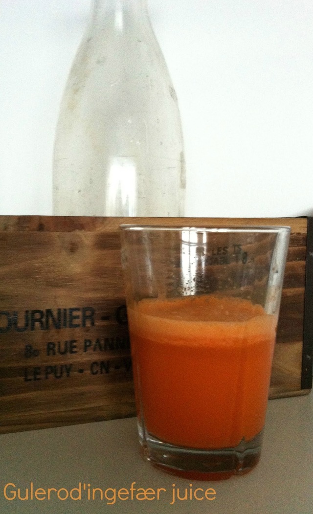 Gulerod'ingefær juice