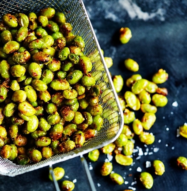 Snack: Sprøde edamamebønner