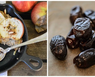 Baked oatmeal with apples and Christmas spices