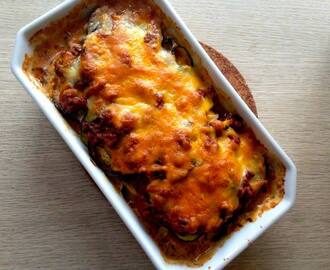 Lasagne goes low carb