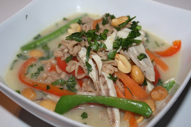 Thai-inspireret suppe