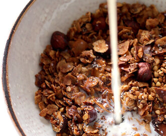 Ugens opskrift #14: BOGHVEDE GRANOLA MED KANEL OG KOKOS