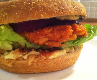 Veganske burgerbøffer af sojagranulat