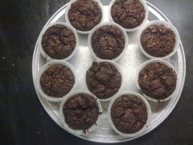 Engelske Chokolade Muffins.